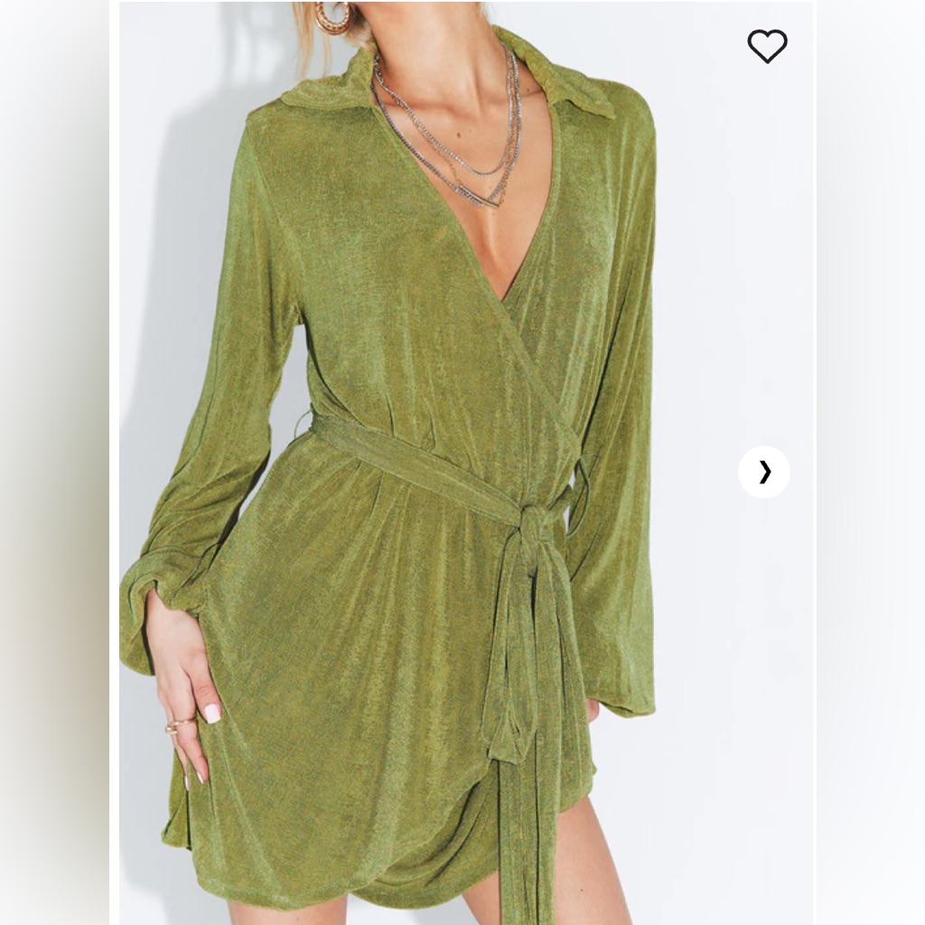 Princess Polly Party Time Mini Dress In Green